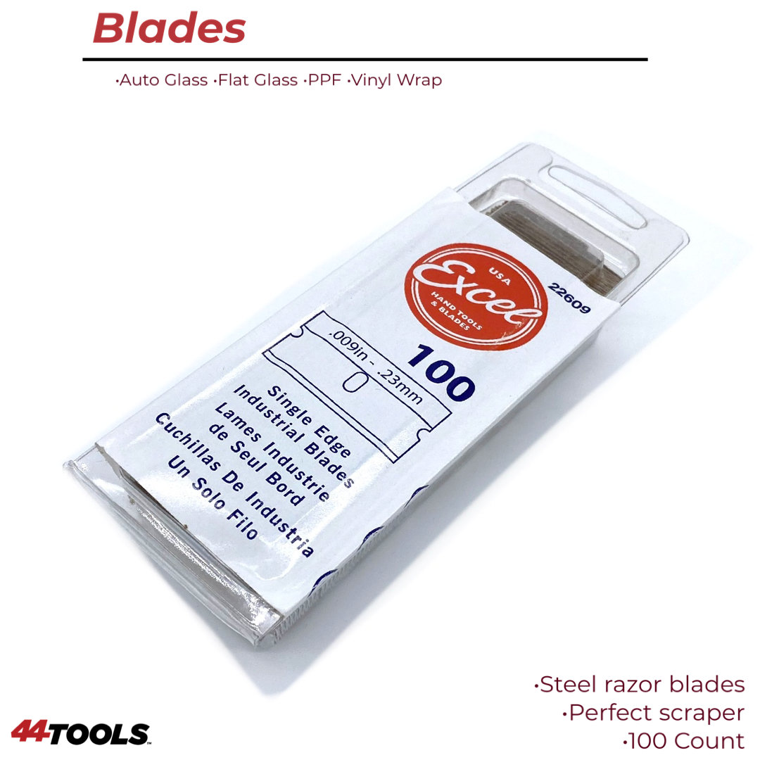 Razor Blades, 100 Pack