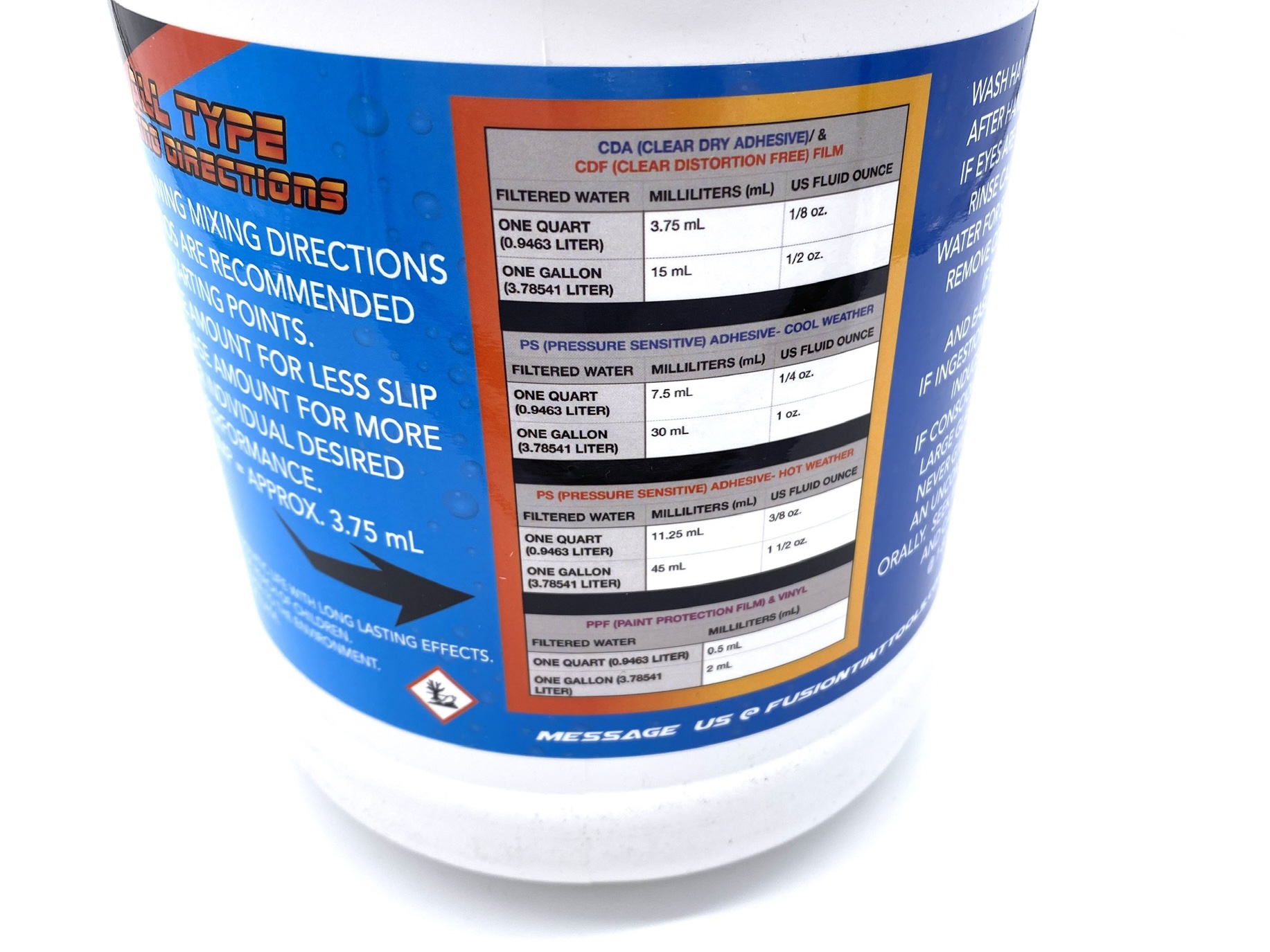 Fusion All Type Mounting Solution (3oz, 16oz, 32oz, & 1 gallon)