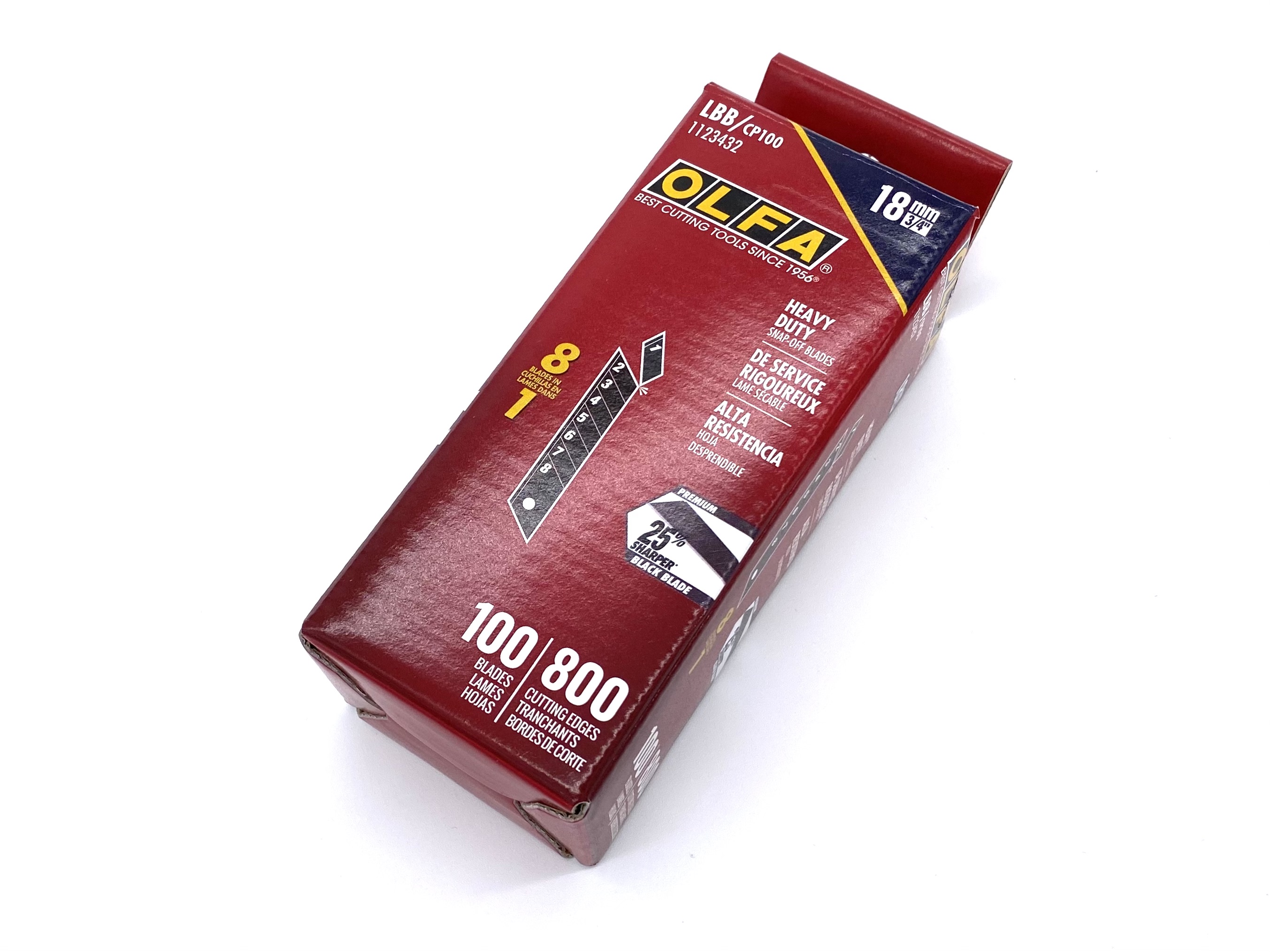 Olfa Black UltraSharp Snap-Off Blades 9mm 50-Pack ABB-50B