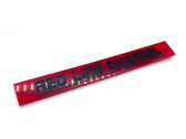 6" Fusion Red Line Channel Squeegee Blade Strip