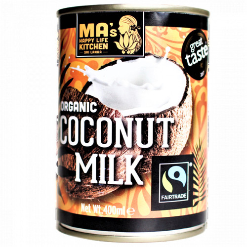 Coconut Milk, 400g (Fairtrade, Organic) by Ma's Kitchen