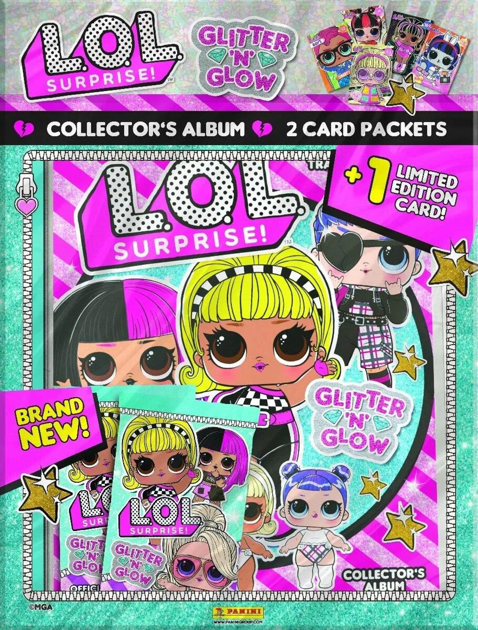 LOL Surprise Glitter n Glow Trading Card Collection (50 Packs) [Damaged Packaging]