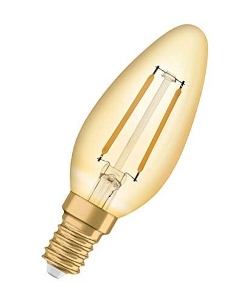 Osram LV293212 1906 LED 22W Vintage Filament Gold Glass Candle SES Bulb