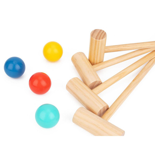 Tooky Toy Wooden Croquet Set