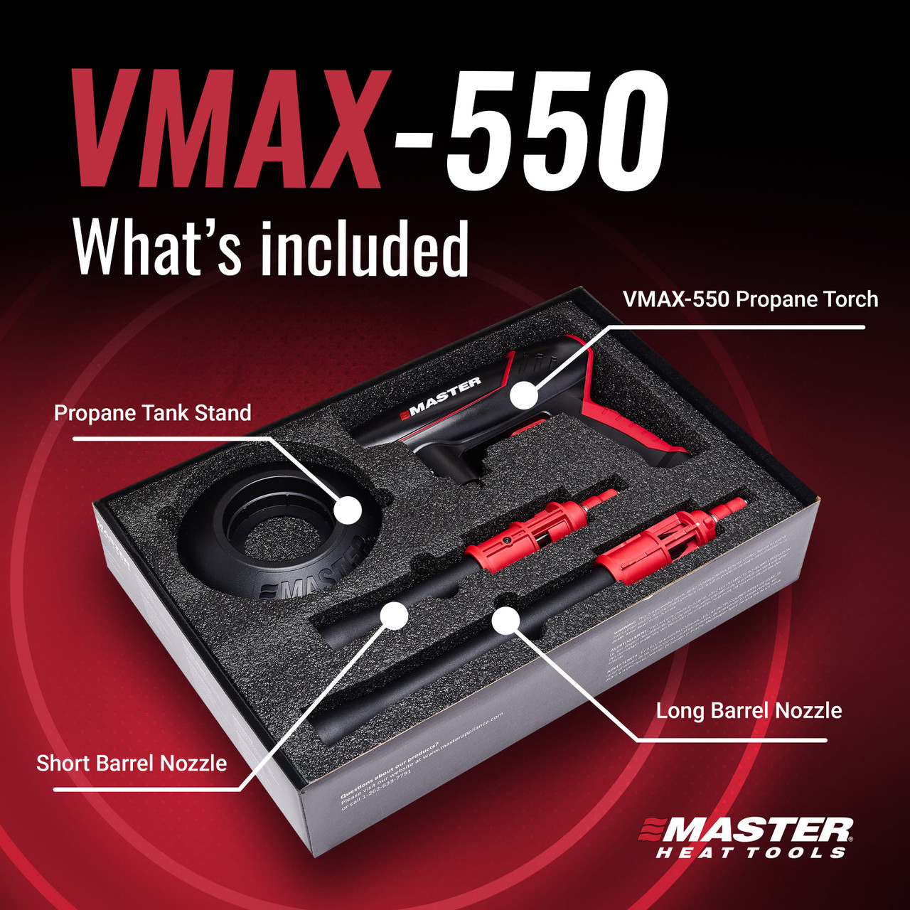 VMAX-550 Ultimate Outdoor Propane Heat Tool - Master Appliance