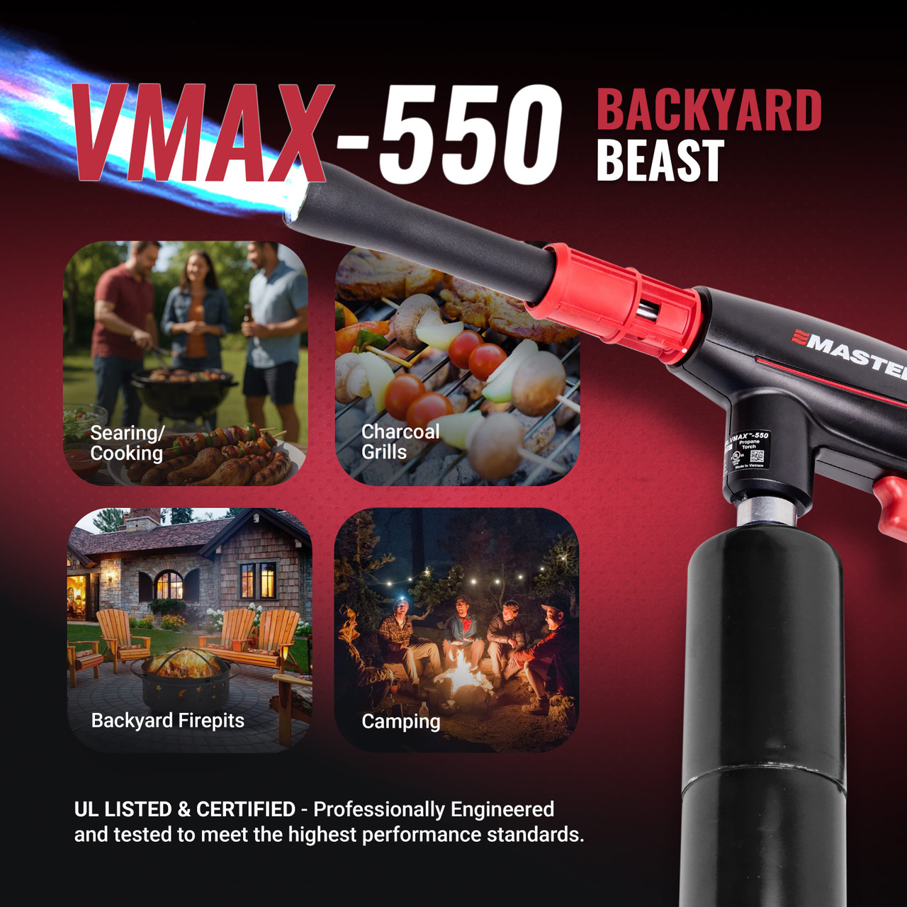VMAX-550 Ultimate Outdoor Propane Heat Tool - Master Appliance