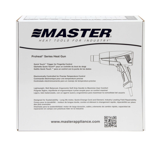Proheat 1400A LCD Digital Professional Heat Gun & Kit | Master Appliance