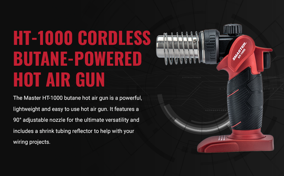 Master Appliance HT-1000 Professional Butane Powered Cordless Heat Gun