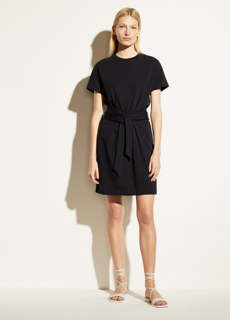 S/S WAIST TIE DRESS