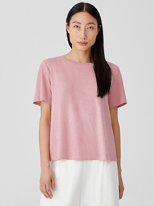 SLUBBY ORGANIC COTTON S/S TEE