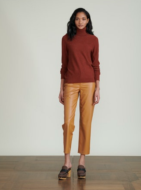 KRESSY T-NECK CASHMERE SWEATER