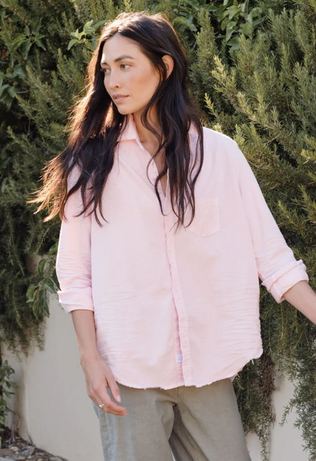 EILEEN-RELAXED COTTON BUTTON-UP SHIRT