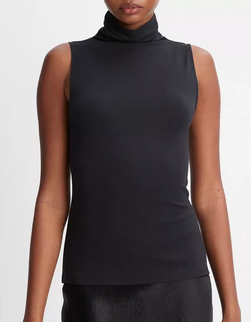 SLEEVELESS TURTLENECK