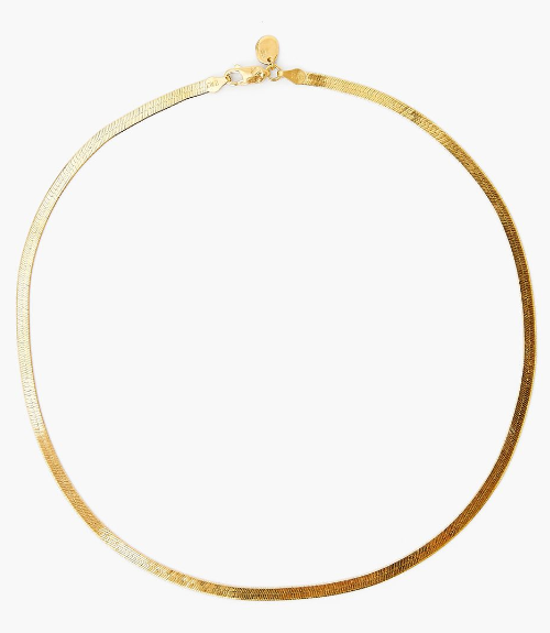 GOLD PLATED SERPENTINE NECKLACE