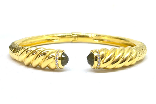 GOLD TWIST BANGLE