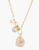 QUARTZ AND SLICE DIAMOND VOYAGE NECKLACE