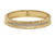 GOLD VELEN CRYSTAL INLAY BANGLE