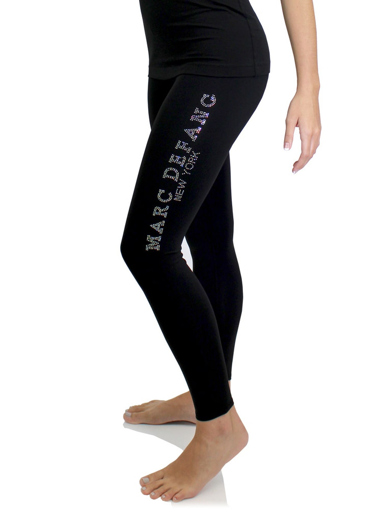 Rhinestone Logo Leggings