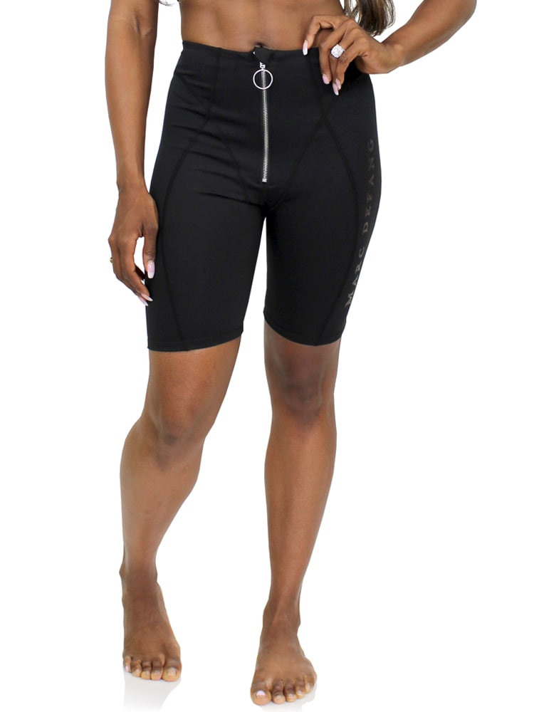 Ring Zip Biker Shorts