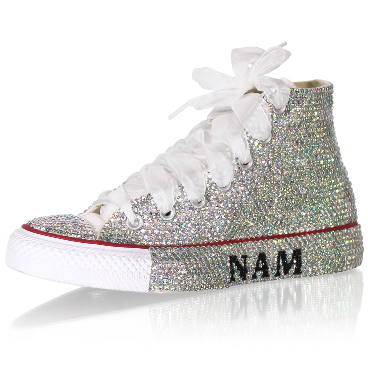 Morgan Leia - Title Crystal High Top Sneakers
