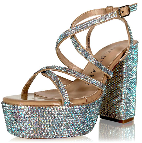 Inc.5 Women Gun Metal Embellished Stiletto Sandals : Amazon.in: Fashion