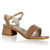Nude Single Strap Slingback Block Heels 