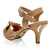 Peep Toe Heels Bow Accent