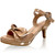 Peep Toe Heels Bow Accent