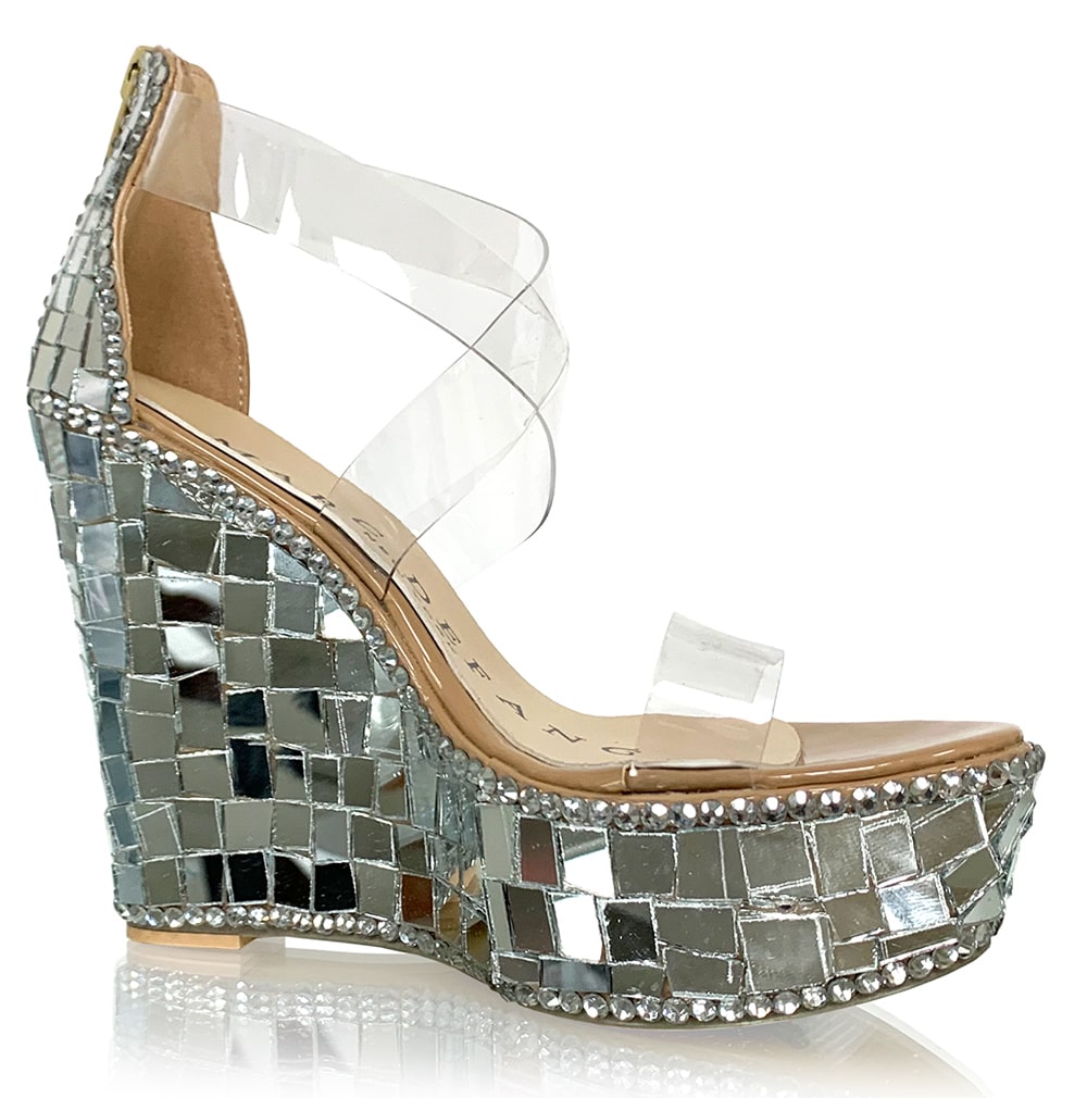 Marc Defang Angelina AB Crystal Pageant Platform Prom Shoe