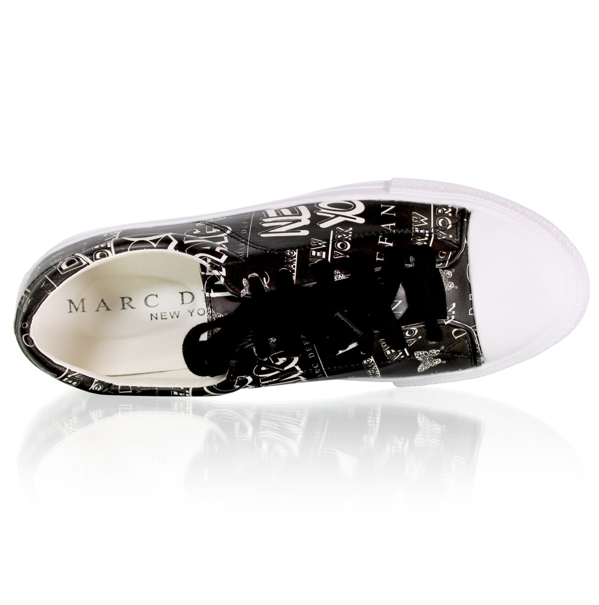 MDNY Graffiti Lace Up Sneakers