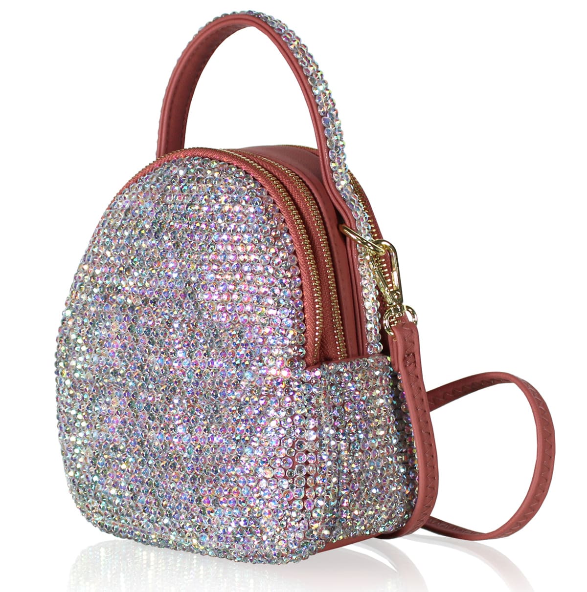 bling mini backpack SEALINF Women Girl Convertible Shoulder Cross Bags Purse (black): Clothing, Shoes & Jewelry The compact size is ideal for carrying essentials on playdates Disney Minnie Mouse Sequin Loungefly