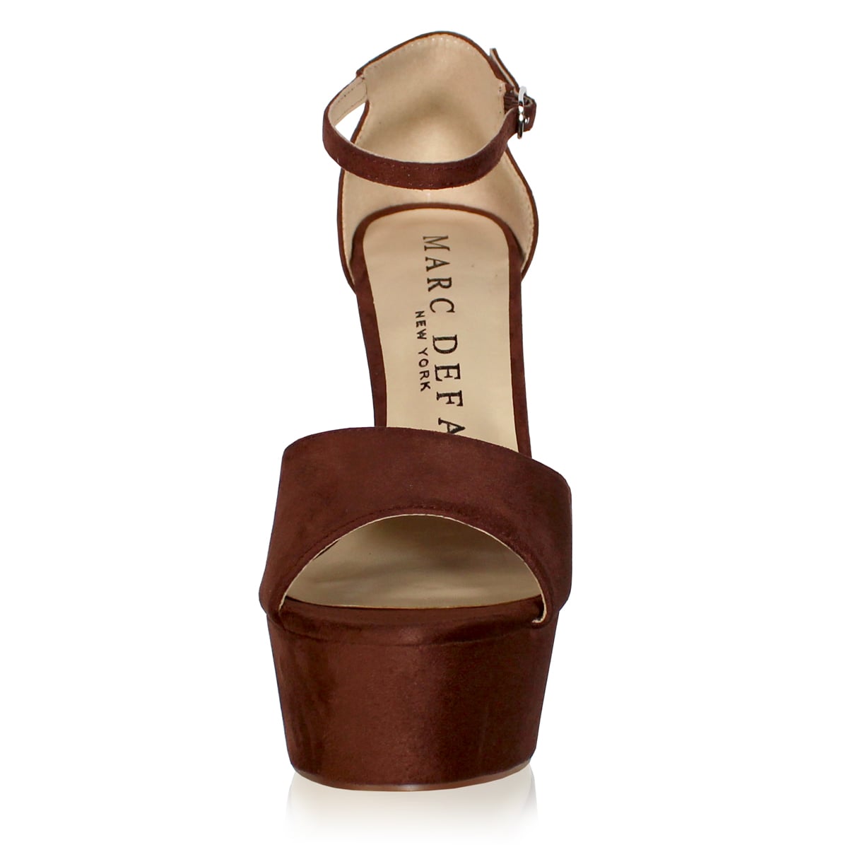 Buy Saint G Tan Suede Leather Handcrafted Block Heels Online