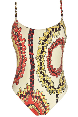 Costume One-Piece Gold Spheres