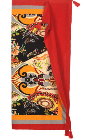 Seacloth with Print and Tassels