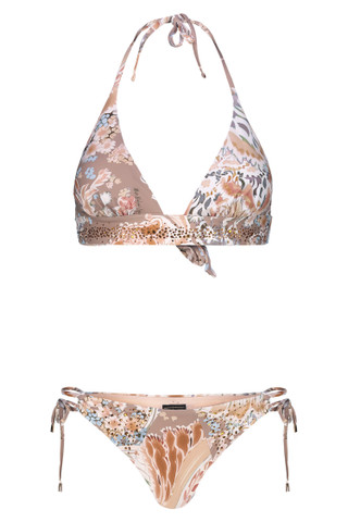 Abito Midi a Portafoglio in Georgette