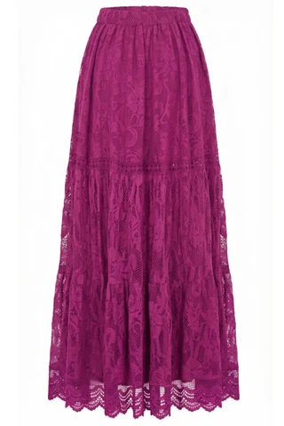 Long Lace Skirt