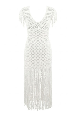 Abito in rete con Frange