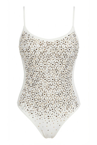 Costume Intero con Borchie Cromate