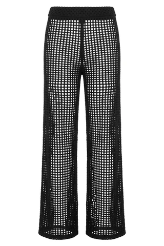 Pantaloni in Rete Crochet