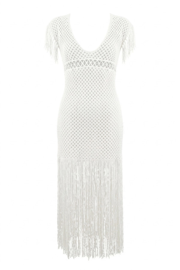 Abito in rete con Frange