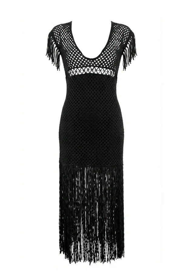 Abito in rete con Frange