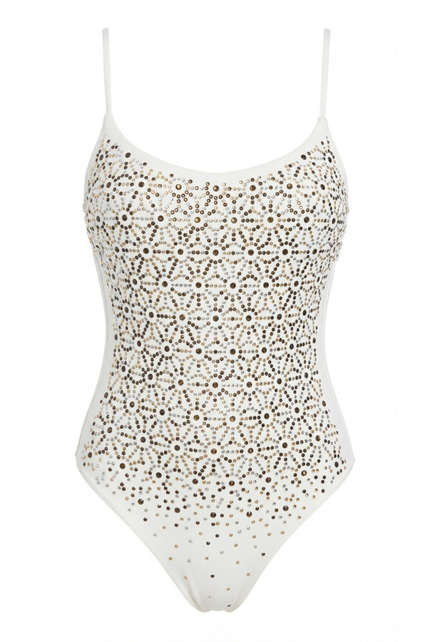 Costume Intero con Borchie Cromate