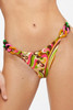 Bikini fascia monospalla con catene multicolor e slip regular - Faonfu