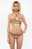 Bikini fascia incrociata con slip regular - Facabe