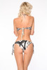 Bikini a fascia con anelli smaltati - Famami