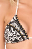 Bikini triangolo con borchiette oro - Famami