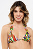 Bikini triangolo con catene multicolor e brasiliana - Faonli