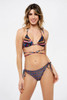 Bikini triangolo lurex  con slip regular - Luesbl