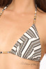 Bikini triangolo con accessori oro - Asco