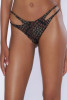 Bikini triangolo pitonato con cut out - Pine